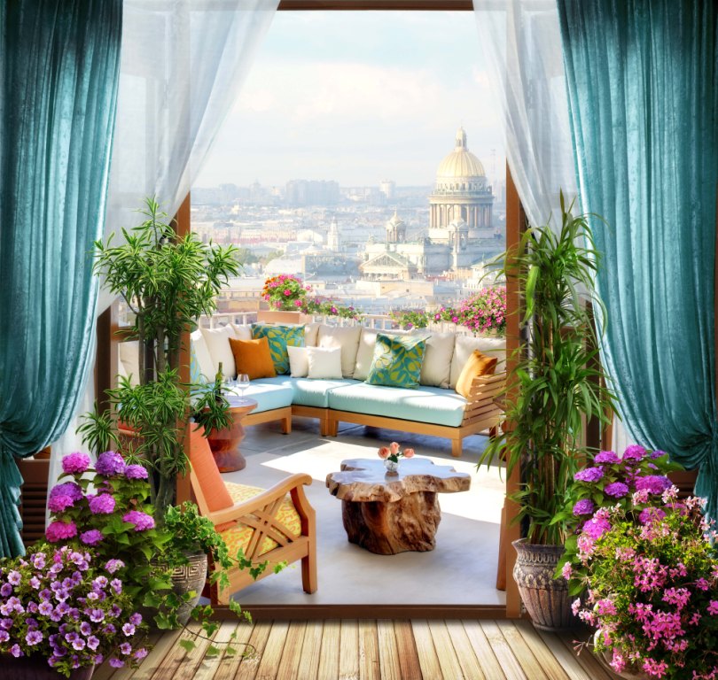 Фотообои Рим - вид с балкона
