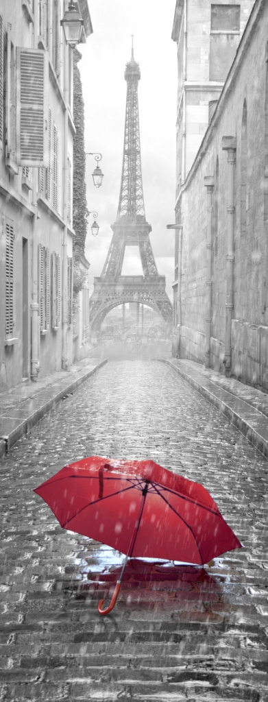 Фотообои Greenberry Дождь в Париже 104