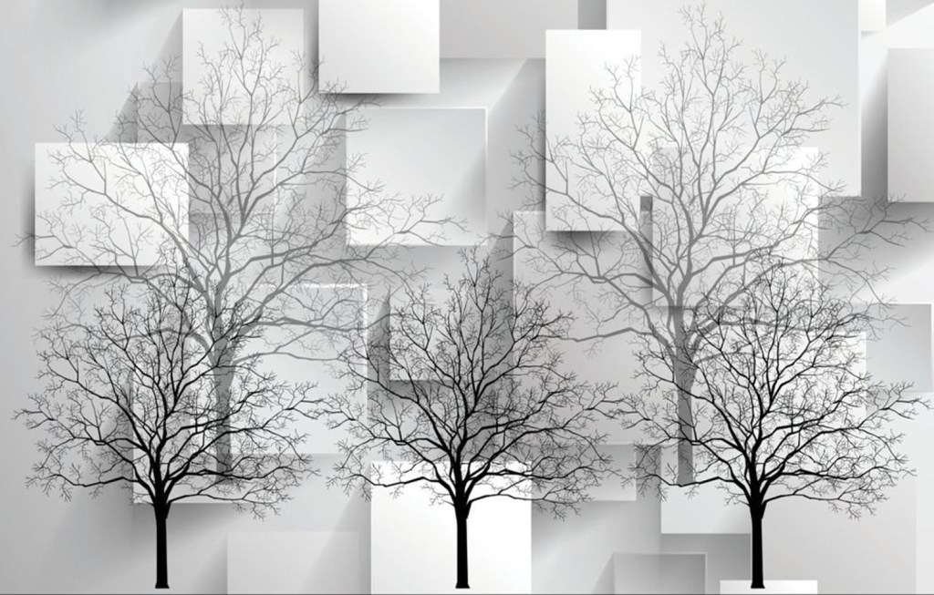 Фотообои 3Д деревья-2