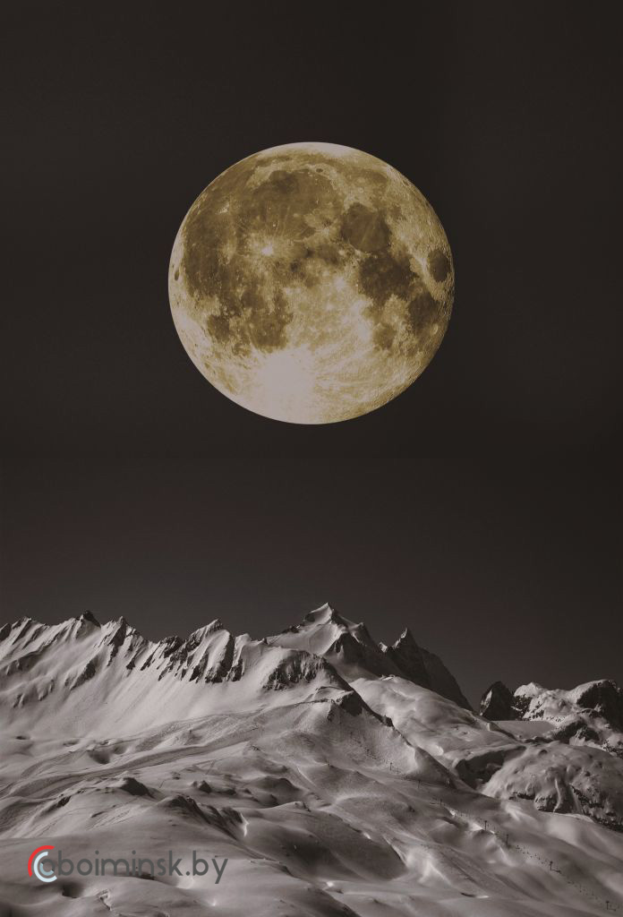 Фотообои луна