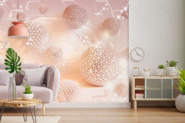 Фотообои De-Art 3Д Невесомость-2 в интерьере