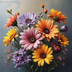Фотопанно De-Art Цветочный букет