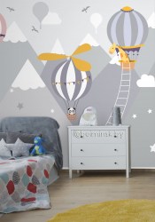 Фотообои De-Art Детские горы-4 в интерьере