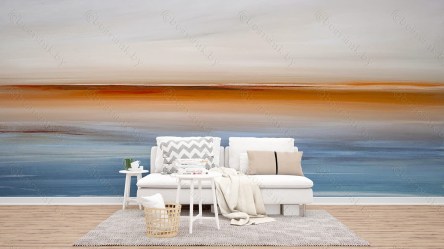 Фотообои De-Art Горизонт в интерьере