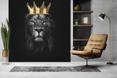 Фотообои De-Art Король лев в интерьере