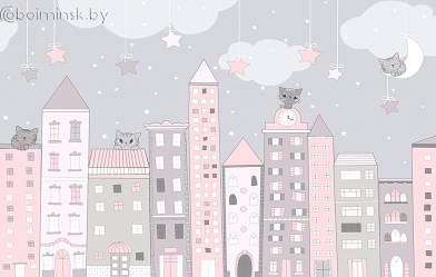 Фотообои для детской с котятами кошкин дом