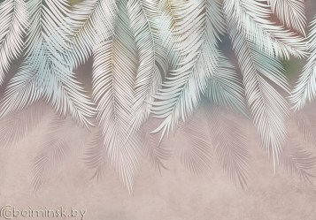 Фотообои De-Art Листья пальмы фреска-18