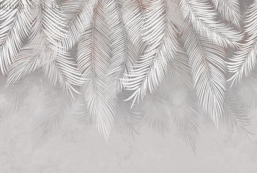 Фотообои De-Art Листья пальмы фреска-2
