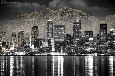 Фотообои De-Art Манхеттен теплый ветер