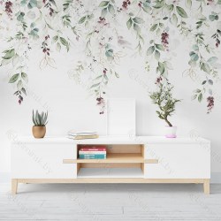 Фотообои De-Art Нежный сад-2 в интерьере