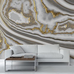 Фотообои De-Art Оникс горный в интерьере комнаты