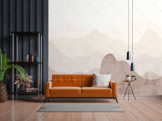 Фотообои De-Art Песчаные горы в интерьере зала