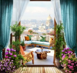 Фотообои Рим - вид с балкона
