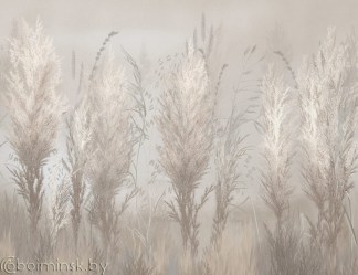 Фотопанно De-Art Золотая трава фреска