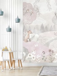 Фотообои De-Art Волшебный лес для детской в интерьере
